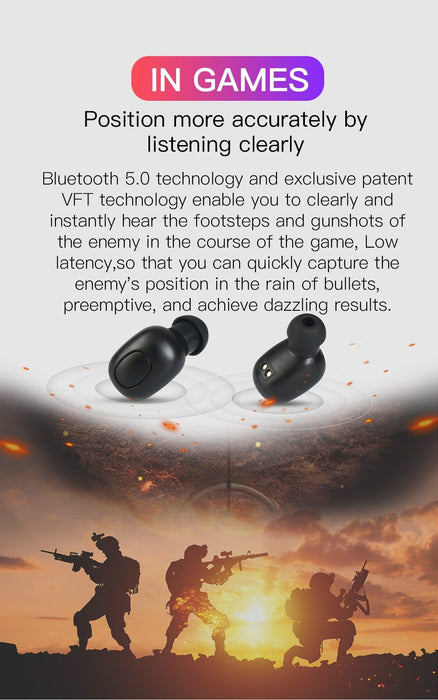 Bluedio T-elf Wireless bluetooth headset TWS stereo microphone with Powerbank - Wireless Earphones and Headphones