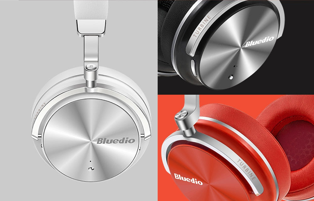 Bluedio T4S Bluetooth 4.2 Wireless Headphones ANC Extra Bass - Wireless Earphones