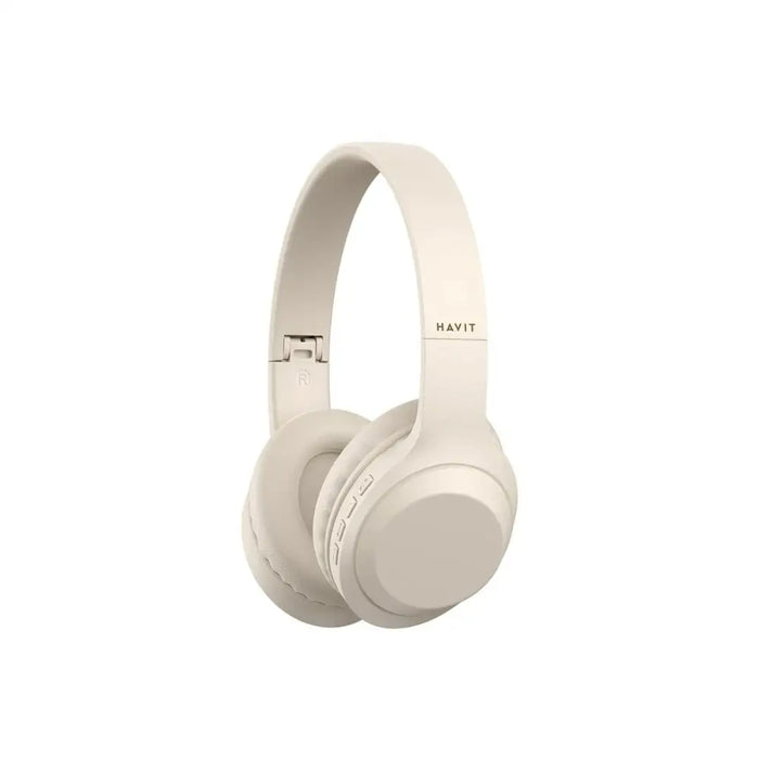 Bluetooth Headband Headphones Havit H628BT Beige - Микрофони и слушалки<<<Електроника Периферни и резервни