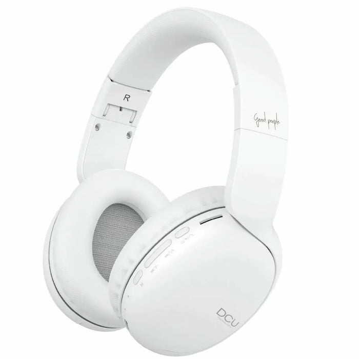 Bluetooth Headphones DCU White - Електроника Периферни и резервни части<<<Компютри| Електроника<<<BigBuy&&&Микрофони и