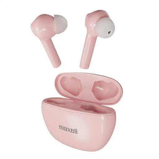 Bluetooth headphones MAXELL Dynamic Docking box True Wireless Pink - Bluetooth слушалки<<<Мобилни телефони и