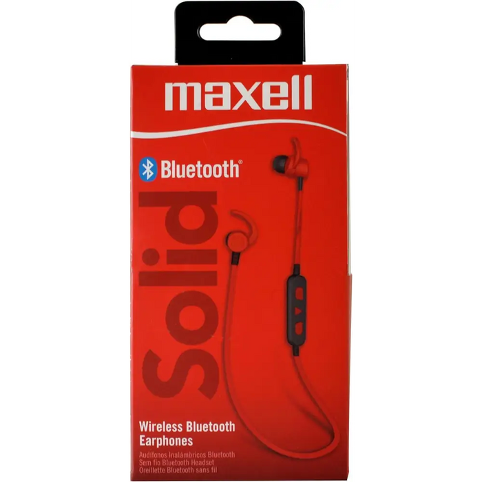 Bluetooth headphones plugs MAXELL BT100 SOLID Red - Bluetooth слушалки<<<Мобилни телефони и аксесоари<<<ValiAPI