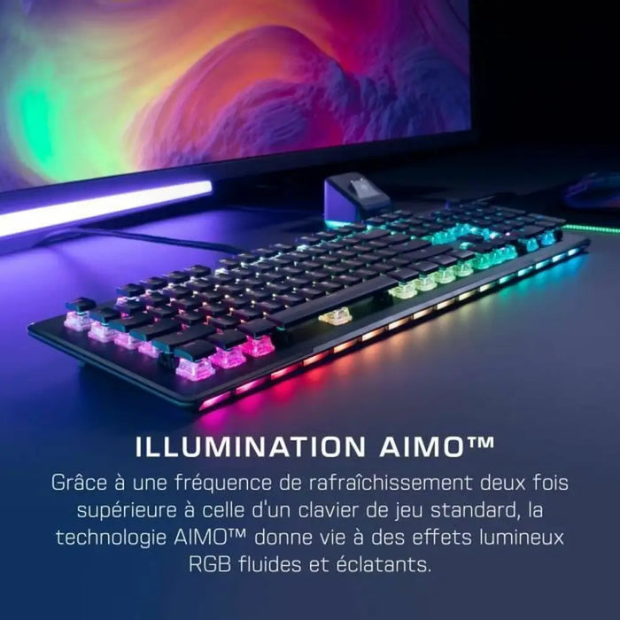 Bluetooth Keyboard Roccat Vulcan II Max - Linear Black French QWERTY - Електроника Периферни и резервни
