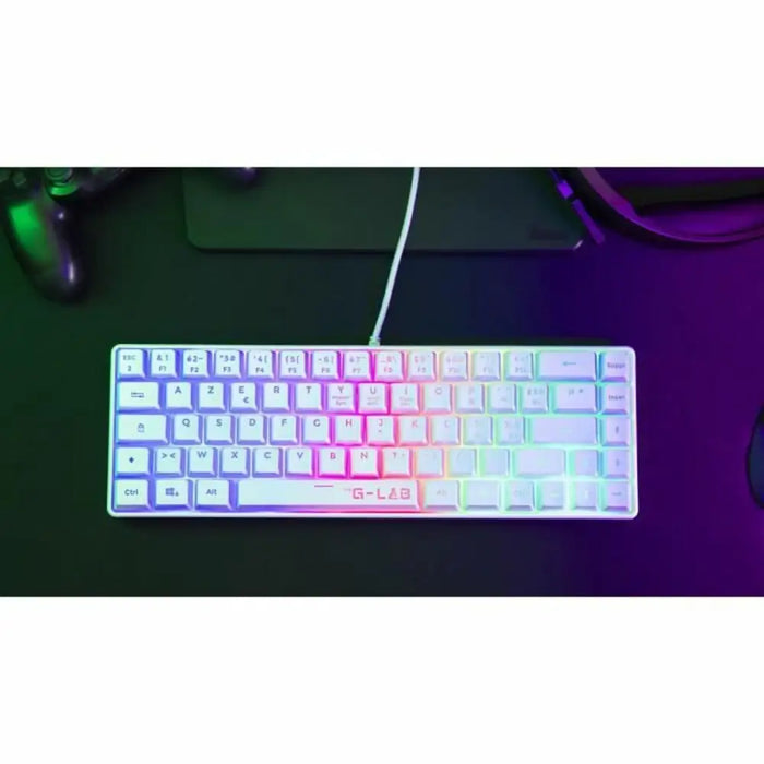 Bluetooth Keyboard The G-Lab Azerty French White - Електроника Периферни и резервни части<<<Компютри|