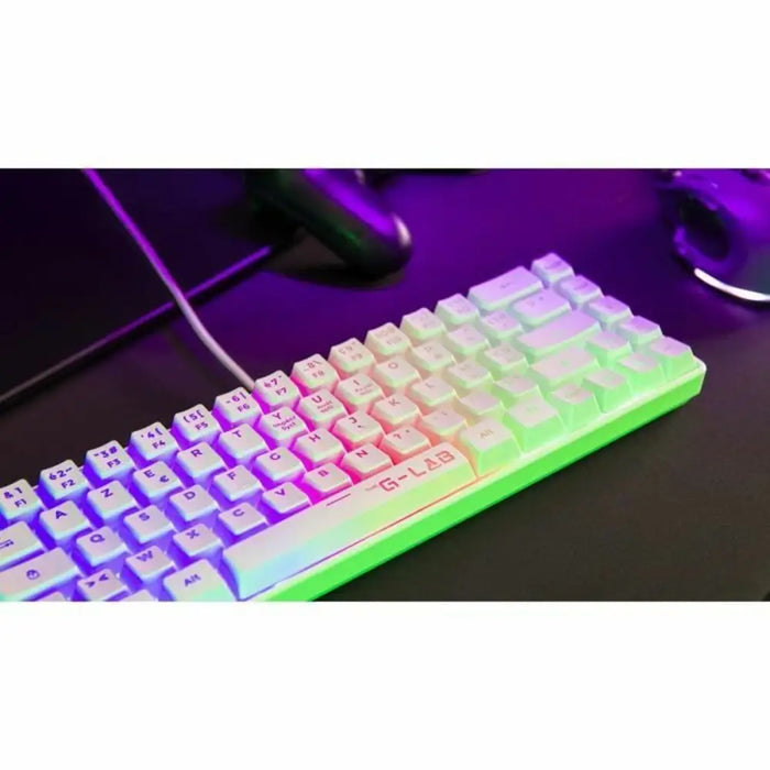 Bluetooth Keyboard The G-Lab Azerty French White - Електроника Периферни и резервни части<<<Компютри|