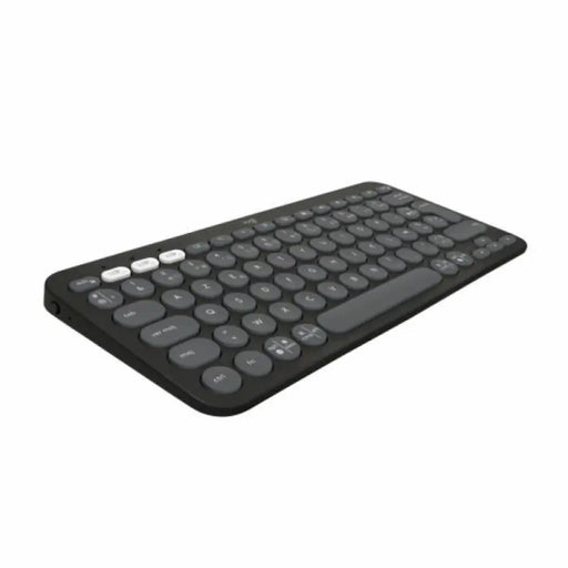 Bluetooth Keyboard with Support for Tablet Logitech K380 French Grey Graphite Dark grey AZERTY - Електроника Периферни