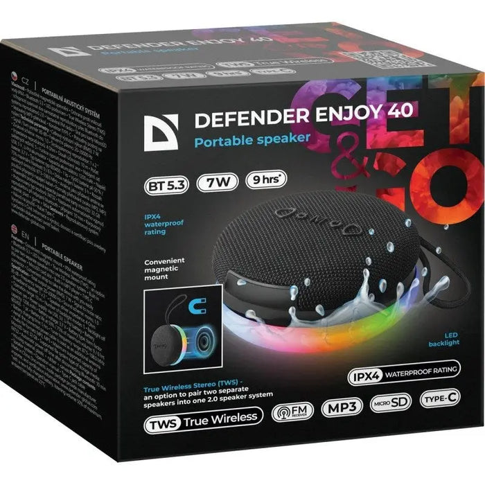 BLUETOOTH SPEAKER DEFENDER ENJOY 40 7W - Portable speakersAKG-GLO<<<GSM accessoriesAKG<<<ActionPL