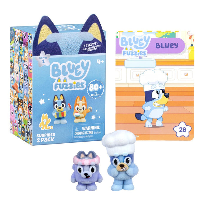 Moose Bluey - Fuzzies figurine set, 2 pieces, series 1, assortment