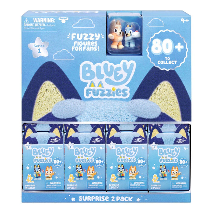 Moose Bluey - Fuzzies figurine set, 2 pieces, series 1, assortment