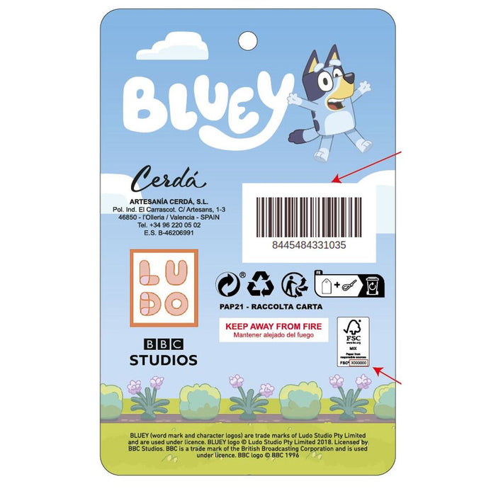 3D Child bag Bluey