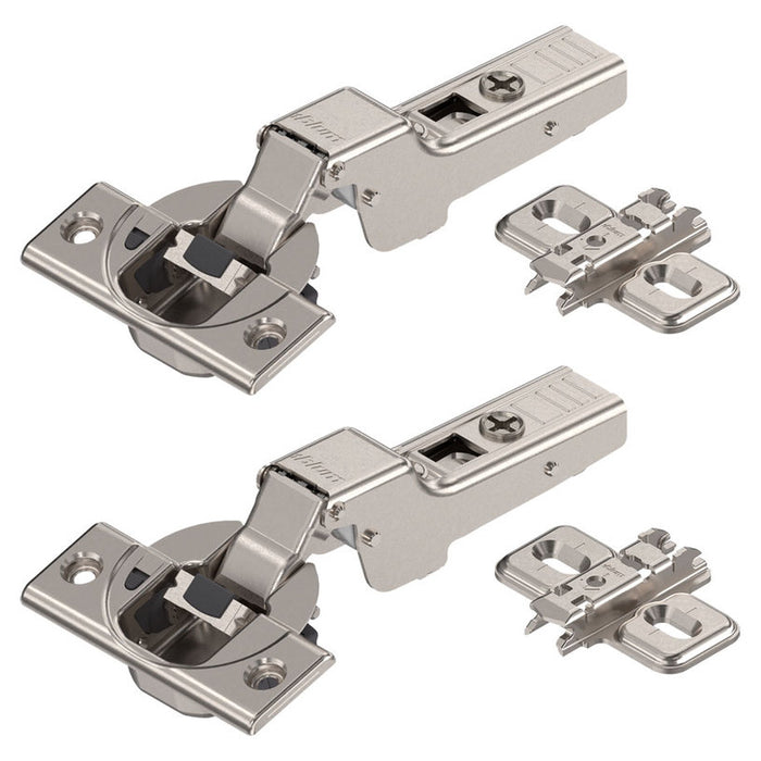 HINGE SEMI-COVERED EDGE (MIDDLE SHOULDER) 2 PCS BLUM CLIP TOP BLUMOTION 71B3650