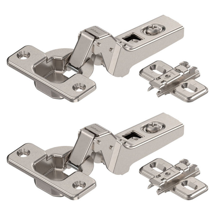 OPEN EDGE HINGE (HIGH SHOULDER) 2 PCS BLUM CLIP 71M2750