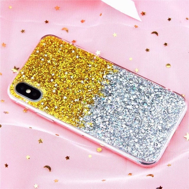 Sparkling case for iPhone 8