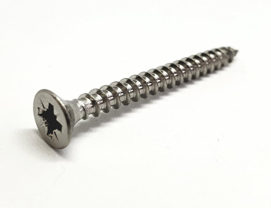SCREW STAINLESS STEEL/A2 FOR WOOD 4.0X25 30PCS BM