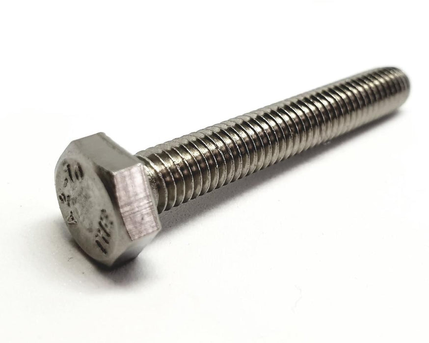 STAINLESS STEEL HEX BOLT 6.0X40 10PCS BM