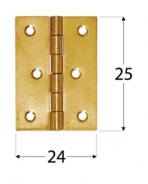 HINGE ZS25 25X24MM 6PCS.