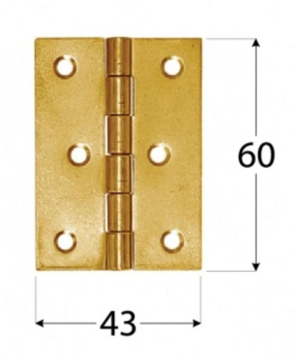 HINGE ZS60 60X43MM 2PCS.