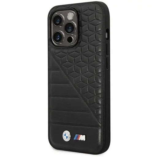 BMW Bi Pattern Case for iPhone 14 Pro Max 6.7’’ - Black - Cell phone cases and covers<<<HurtelXML