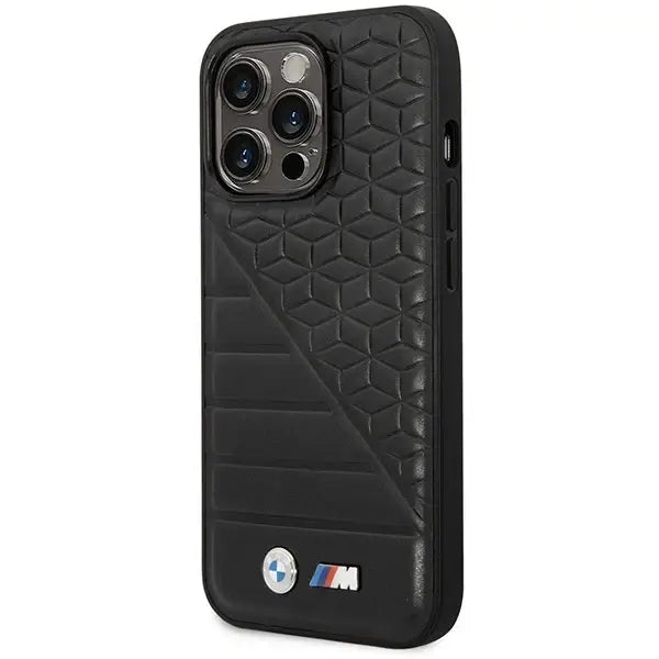 BMW Bi Pattern Case for iPhone 14 Pro Max 6.7’’ - Black - Cell phone cases and covers<<<HurtelXML