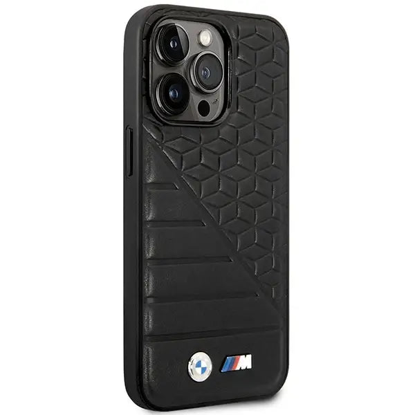 BMW Bi Pattern Case for iPhone 14 Pro Max 6.7’’ - Black - Cell phone cases and covers<<<HurtelXML