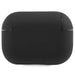 BMW BMAP2SSLBK AirPods Pro 2 (2022/2023) cover black/black Geniune Leather Silver Logo - Cell phone cases