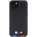 BMW BMHCP15S22PTDK iPhone 15 6.1’’ black/black Leather Stamp Tricolor - Cell phone cases and covers<<<HurtelXML