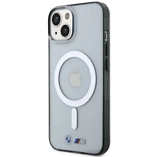BMW BMHMP14SHCRS iPhone 14 6.1’’ case transparent hardcase Silver Ring MagSafe - Cell phone cases and covers<<<HurtelXML