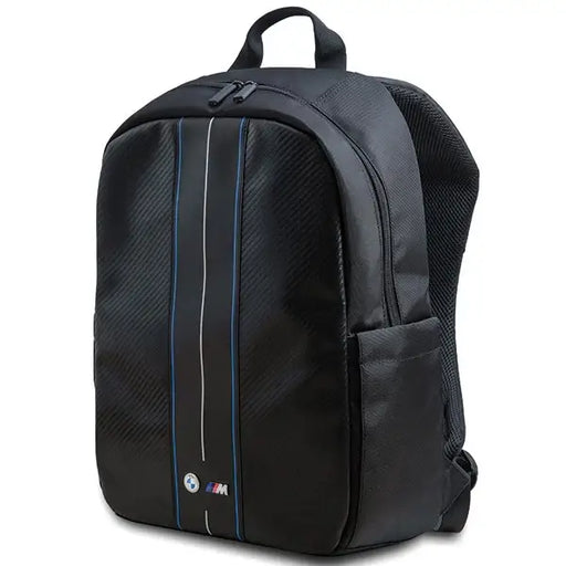 BMW Carbon & Blue Stripe backpack for a 16’’ laptop - black - Laptop bags<<<HurtelXML