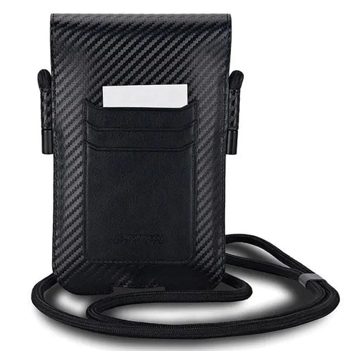 BMW Carbon & Blue Stripe phone bag - black - Others<<<HurtelXML