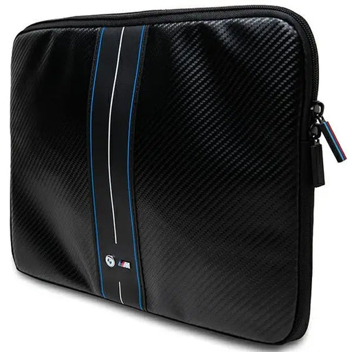 BMW Carbon & Blue Stripe sleeve for a 16’’ laptop - black - Laptop bags<<<HurtelXML