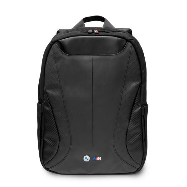 BMW Carbon&Leather Tricolor backpack for a 16’’ laptop - black - Laptop bags<<<HurtelXML
