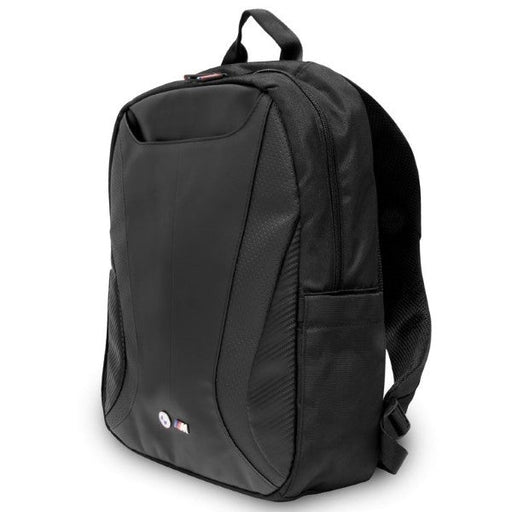 BMW Carbon&Leather Tricolor backpack for a 16’’ laptop - black - Laptop bags<<<HurtelXML