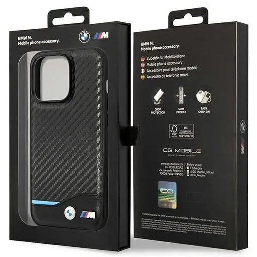 BMW Carbon MagSafe iPhone 14 Pro Case - Black - Cell phone cases and covers<<<HurtelXML