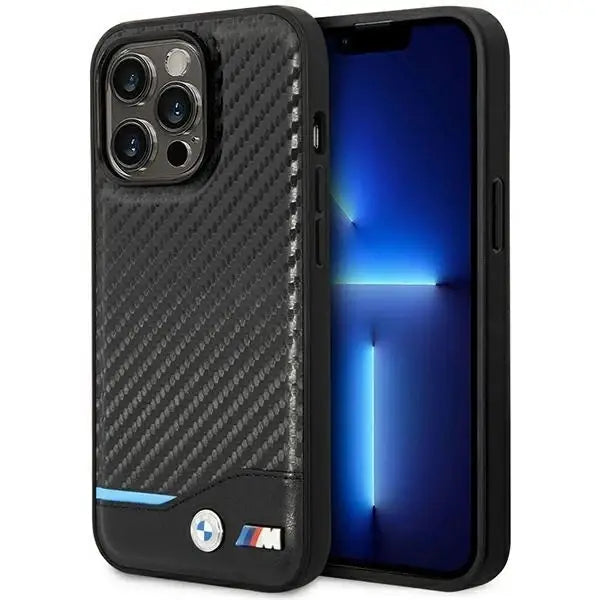 BMW Carbon MagSafe iPhone 14 Pro Case - Black - Cell phone cases and covers<<<HurtelXML