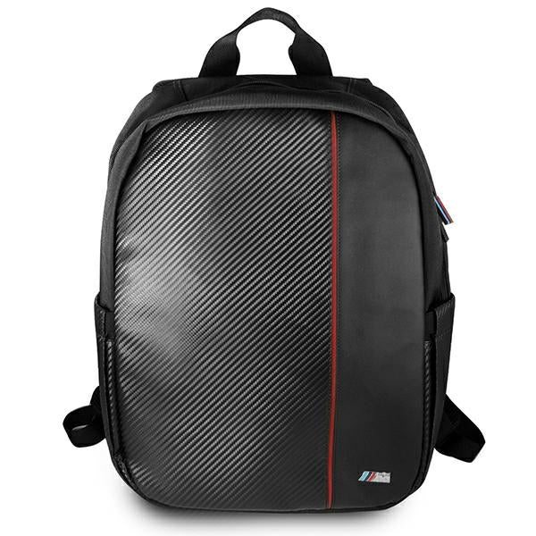 BMW Carbon Red Stripe backpack for a 16’’ laptop - black - Laptop bags<<<HurtelXML