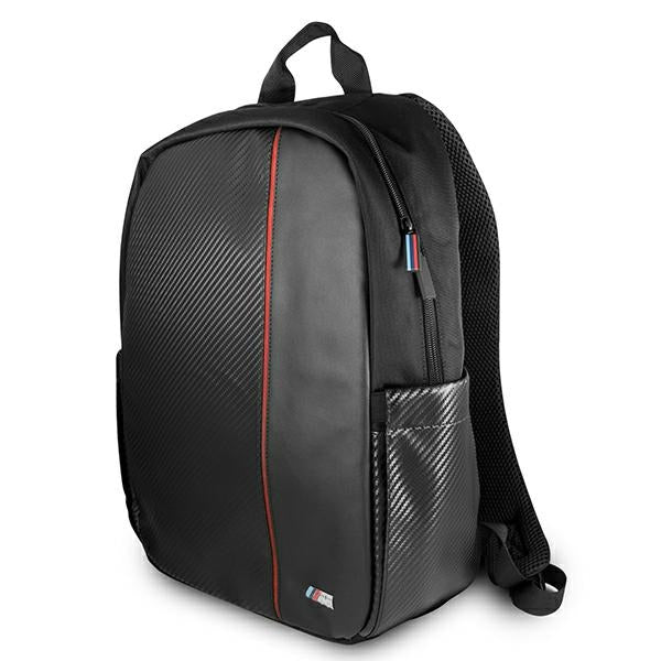 BMW Carbon Red Stripe backpack for a 16’’ laptop - black - Laptop bags<<<HurtelXML