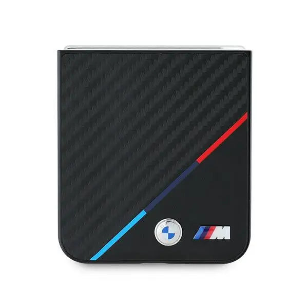 BMW Carbon Tricolor Case for Samsung Galaxy Z Flip 6 - Black - Cell phone cases and covers<<<HurtelXML
