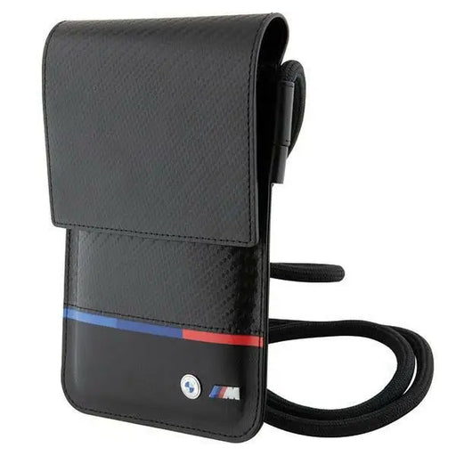 BMW Carbon Tricolor Line Wallet Bag - Black - Cell phone cases and covers<<<HurtelXML