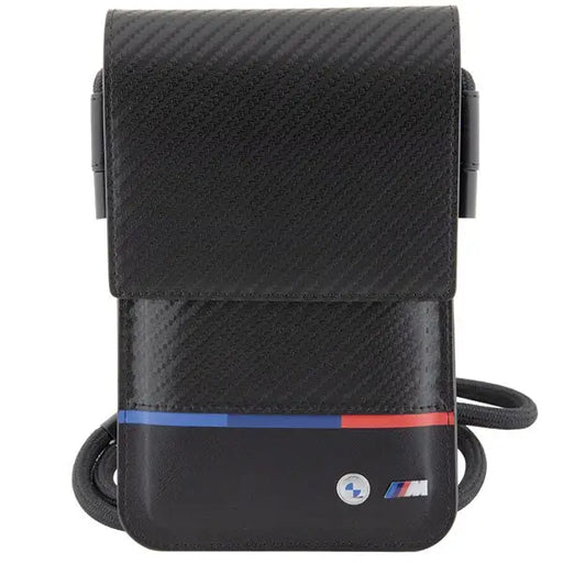 BMW Carbon Tricolor Line Wallet Bag - Black - Cell phone cases and covers<<<HurtelXML