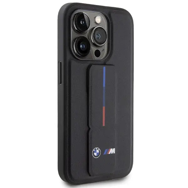 BMW Grip Hot Stamp case for iPhone 15 Pro Max - black - Cell phone cases and covers<<<HurtelXML