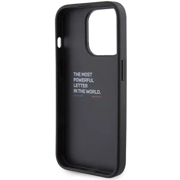 BMW Grip Hot Stamp case for iPhone 15 Pro Max - black - Cell phone cases and covers<<<HurtelXML