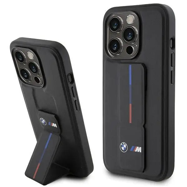 BMW Grip Hot Stamp case for iPhone 15 Pro Max - black - Cell phone cases and covers<<<HurtelXML