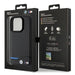 BMW Leather Carbon MagSafe iPhone 15 Pro Case - Black - Cell phone cases and covers<<<HurtelXML