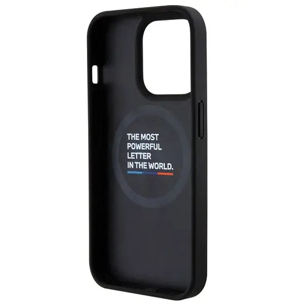 BMW Leather Carbon MagSafe iPhone 15 Pro Case - Black - Cell phone cases and covers<<<HurtelXML