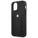 BMW Leather Curve Perforate Case for iPhone 12 mini - Black - Cell phone cases and covers<<<HurtelXML
