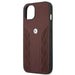 BMW Leather Curve Perforate Case for iPhone 13 mini - Red - Cell phone cases and covers<<<HurtelXML