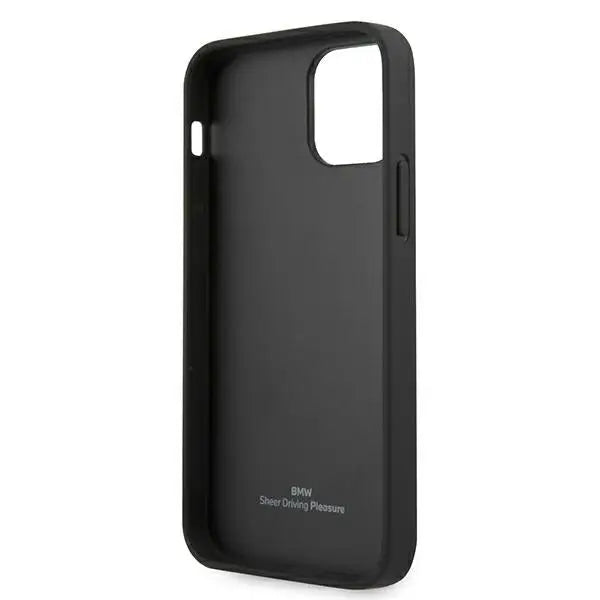 BMW Leather Deboss case for iPhone 12 mini - black - Cell phone cases and covers<<<HurtelXML