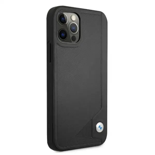 BMW Leather Deboss Case for iPhone 12 / iPhone 12 Pro - Black - Cell phone cases and covers<<<HurtelXML