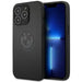 BMW Leather Emboss case for iPhone 13 Pro / iPhone 13 - black - Cell phone cases and covers<<<HurtelXML