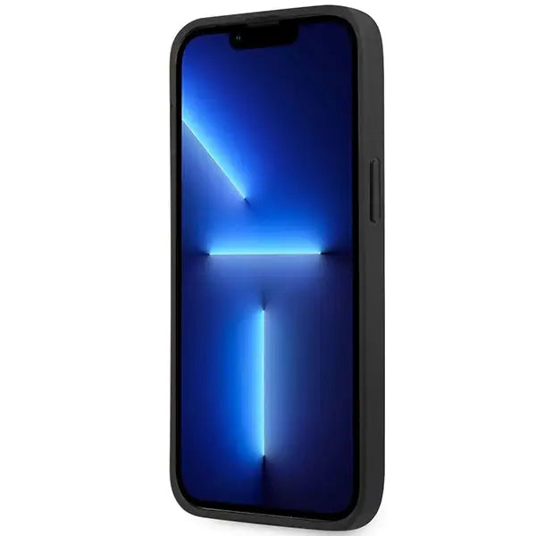 BMW Leather Emboss case for iPhone 13 Pro / iPhone 13 - black - Cell phone cases and covers<<<HurtelXML